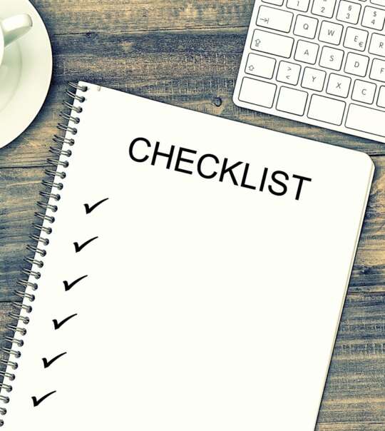 Checklist For Your New Room